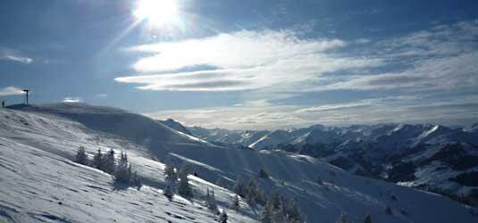 Herrlicher Panoramablick über die Kitzbüheler Alpen