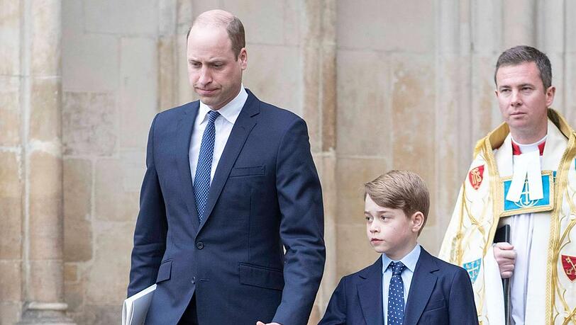 Wird Prinz William seinen Sohn George zum Queen-Begräbnis mitnehmen?