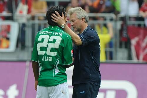 Zwei, die fleißig tiefstapeln: Fürths Trainer Benno Möhlmann und sein Top-Torjäger  Sami Allagui (l.).