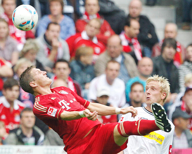 Bundesliga-Auftakt daheim für die Bayern: Die besten Bilder vom Spiel gegen Gladbach.