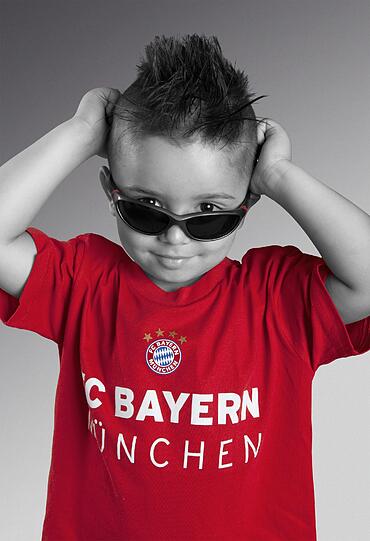 Mit den neuen Fanartikeln vom FC Bayern kommen auch die Kleinsten ganz groß raus!