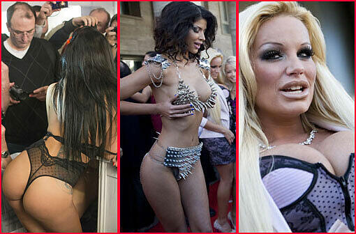 Hohe Hacken, pralle Brüste und jede Menge Porno-Stars: Die Venus in Berlin hat ihre Pforten geöffnet. Klarm, dass Gina Lisa Lohfink und Micaela Schäfer nicht fehlen...