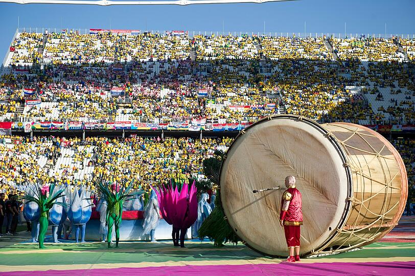 Die schönsten Emotionen von der WM-Erföffnungsfeier in Sao Paulo.