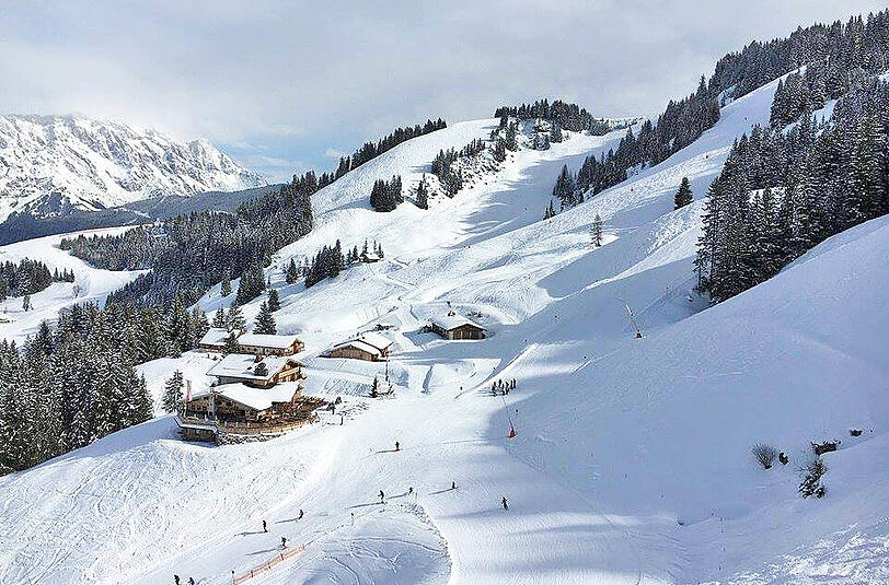 Am Hochkönig können sich die Wintersportler derzeit richtig austoben.
