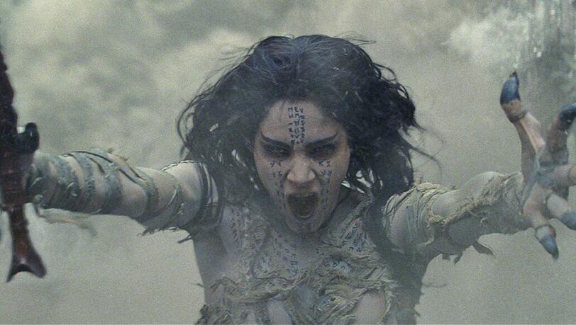 Auch Mumien (Sofia Boutella) finden es nicht toll, geweckt zu werden.