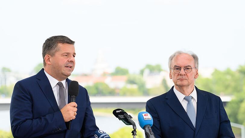 Ministerpräsident Reiner Haseloff hat Sven Schulze als seinen Nachfolger vorgeschlagen.
