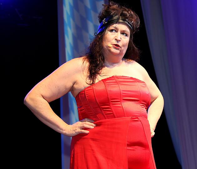 Starker Auftritt: Lizzy Aumeier.