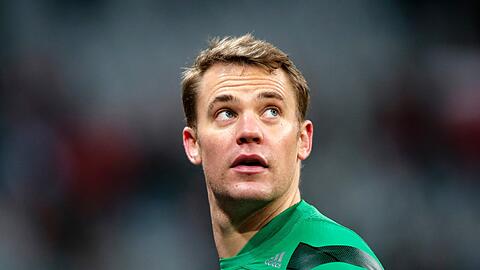 Manuel Neuer trainierte in Doha, während der Rest der Mannschaft frei machte.