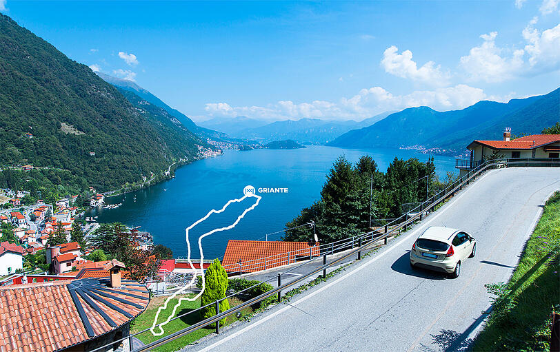 Platz 3: Die Rundfahrt um den Comer See in Italien.