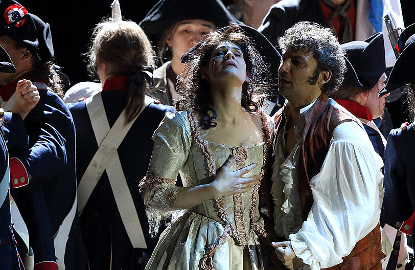 Anja Harteros und Jonas Kaufmann in "Andrea Chenier".