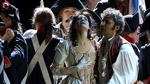 Anja Harteros und Jonas Kaufmann in "Andrea Chenier".