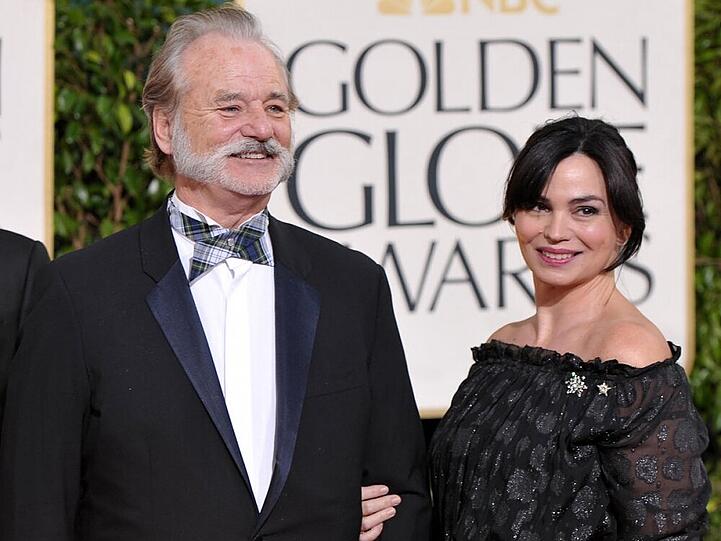 Bill Murray strahlt bei den Golden Globe Awards 2013 in Beverly Hills