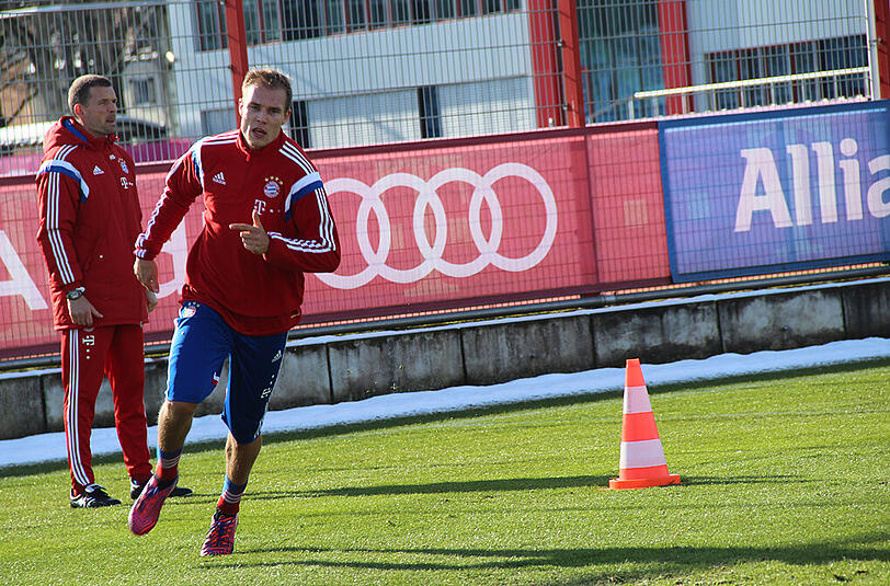 Der FC Bayern beim Samstagstraining nach der 1:4-Klatsche in Wolfsburg.
