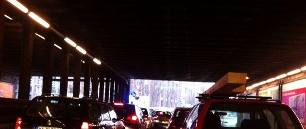 Im Paul-Heyse-Tunnel ging es schleppend vorwärts.