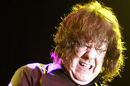 Verzerrte Gitarre, verzerrtes Gesicht: Gary Moore in Roth.