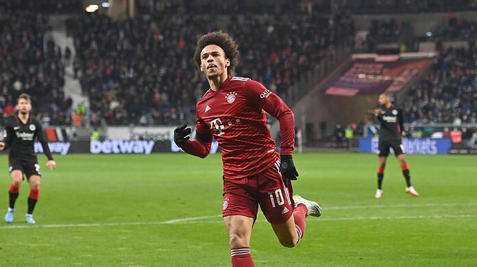 "Er ist ein herausragender Spieler, der in den letzten drei Spielen nicht die glücklichste Leistung gezeigt hat", sagt Bayern-Coach Julian Nagelsmann über Leroy Sané, dem Matchwinner in Frankfurt.