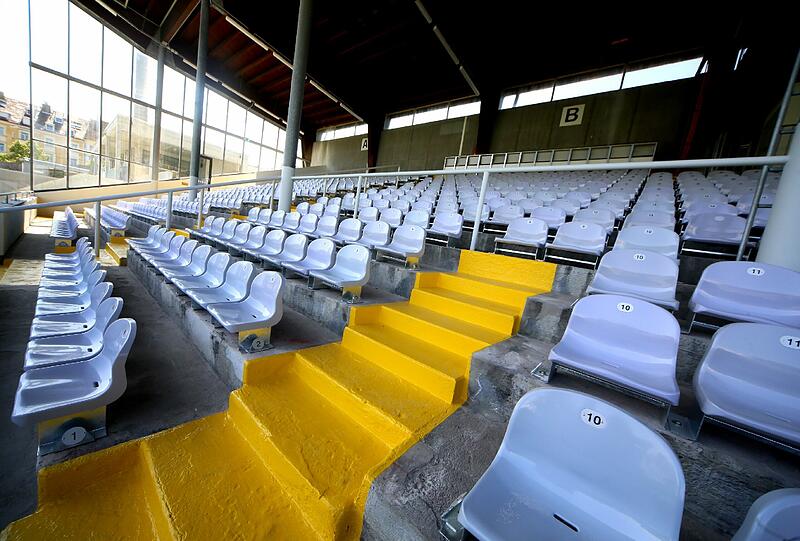Endlich ready für die dritte Liga: Das Grünwalder Stadion ist nach einjährigem Umbau (12 Millionen Euro) endlich fertig. Die Bilder.