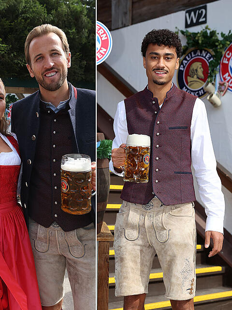 Am Sonntag stand f&uuml;r die Bayern-Stars der Wiesn-Besuch an.