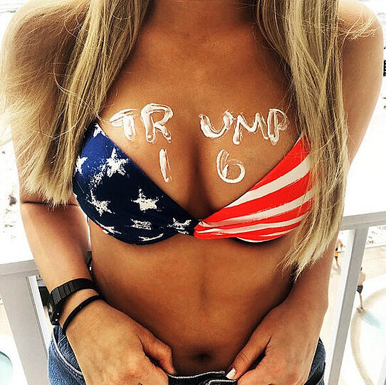 Babes for Trump: Diese Schönheiten wollen Donald Trump zur US-Präsidentschaft verhelfen.