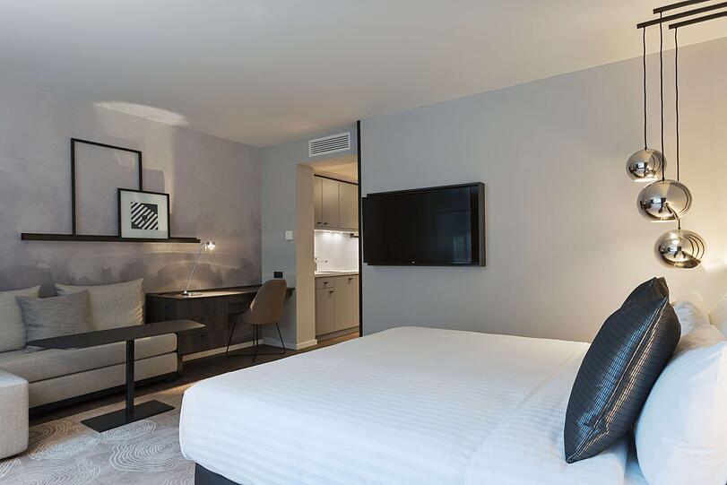 Direkt daneben, bietet außerdem ein Residence Inn Unterkünfte für Gäste, die mehrere Wochen bleiben.