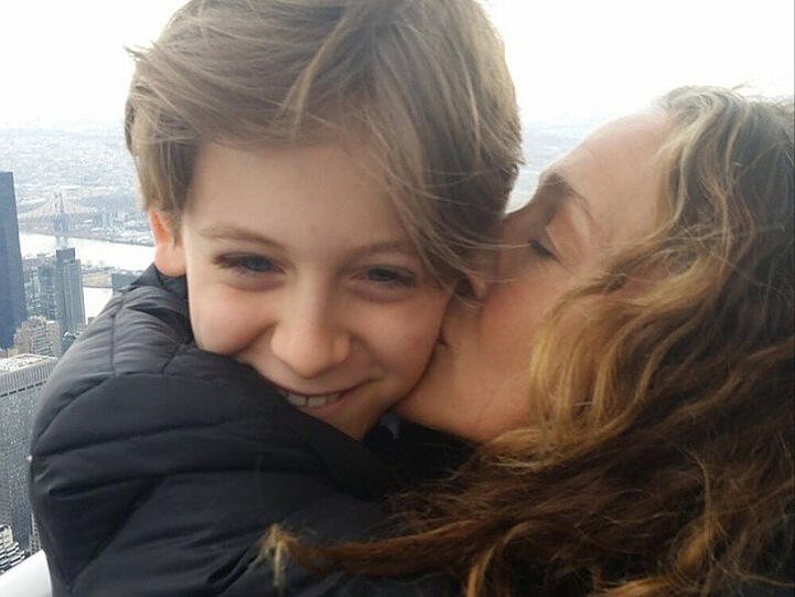 Küsschen für Sohnemann James Wilkie Broderick von Mama Sarah Jessica Parker