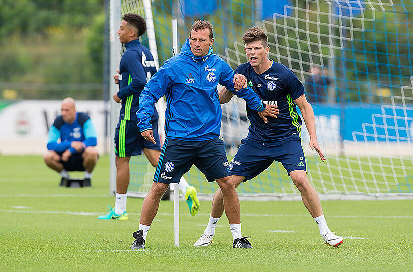 Markus Weinzierl startete heute in die Vorbereitung mit Schalke 04.