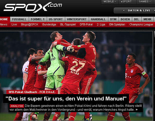 DFB-Pokal: Bayern im Halbfinale: Die Pressestimmen - FC Bayern - Abendzeitung München