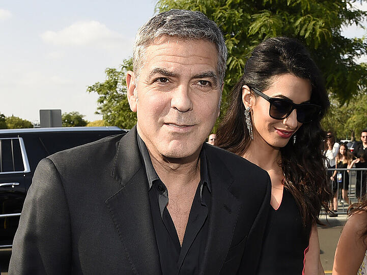 George und Amal Clooney bei der Premiere von "Tomorrowland" in Anaheim