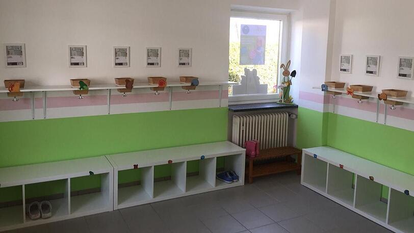 Die Innenräume der Kita sind bereits fertig eingerichtet, nur die Kinder fehlen noch.