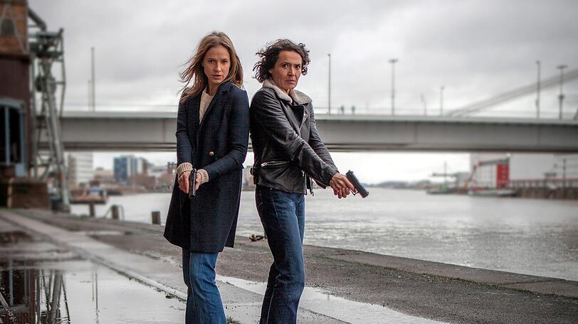 Die "Tatort"-Kommissare aus Ludwigshafen: Lisa Bitter als Kommissarin Johanna Stern und Ulrike Folkerts als Hauptkommissarin Lena Odenthal.