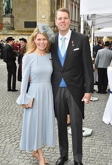 Erbprinz Hubertus von Sachsen-Coburg und Gotha und Frau Prinzessin Kelly