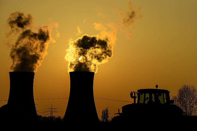 Das Atomkraftwerk Grafenrheinfeld in Mittelfranken.