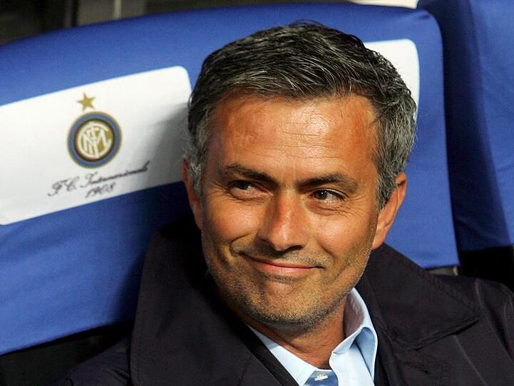 Inter-Coach Jose Mourinho ist mit der Leistung seiner Mannschaft zufrieden.