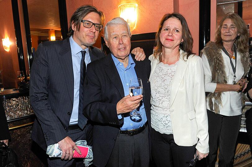 Peter Weck mit Sohn Philipp Daniel Weck und Lebensgefährtin Joana Rzeper