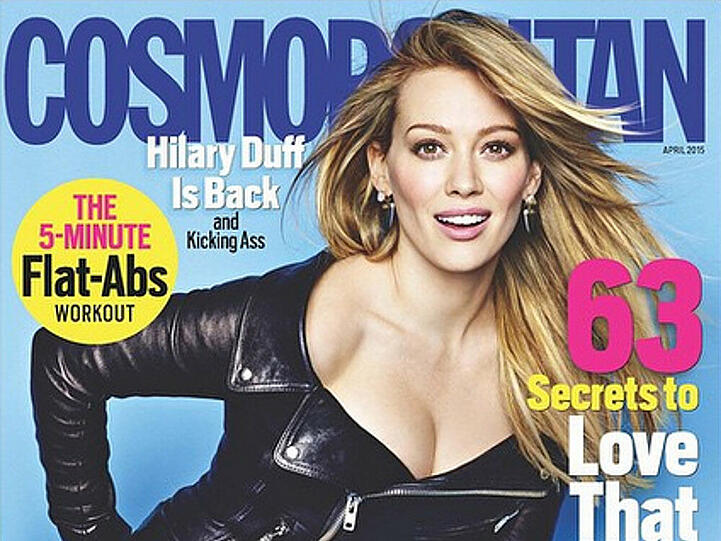 Hilary Duff: Sexy auf dem Cover der US-"Cosmopolitan"