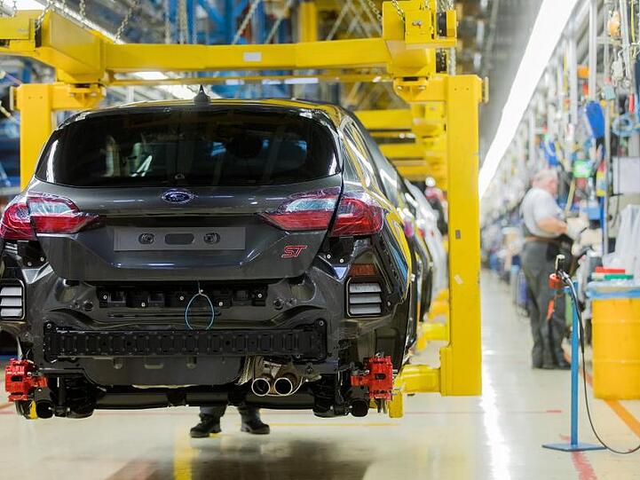 Produktion xdes Fiesta im Ford-Werk Köln.