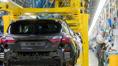 Produktion xdes Fiesta im Ford-Werk Köln.