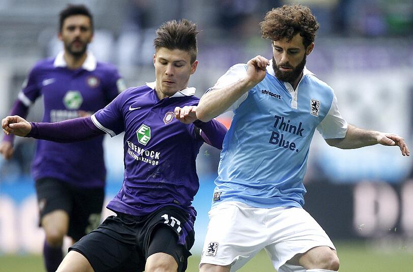 Hier machte Vladimir Rankovic im Trikot von Erzgebirge Aue Bekanntschaft mit Löwen-Stürmer Rodri.
