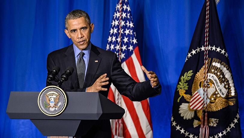 Ein nachdenklicher Barack Obama in der französischen Hauptstadt: "Wir brauchen ein Abkommen von Paris". Ein nachdenklicher Barack Obama in der französischen Hauptstadt: "Wir brauchen ein Abkommen von Paris".