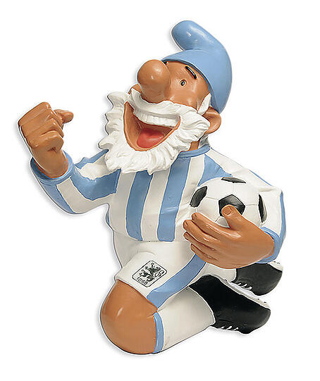 Auch die Vertragsverlängerung von Torjäger Benni Lauth sorgt beim TSV 1860 München für grenzenlose Freude. Ausdrücken könnten die Fans ihre Euphorie etwa mit diesem Gartenzwerg!