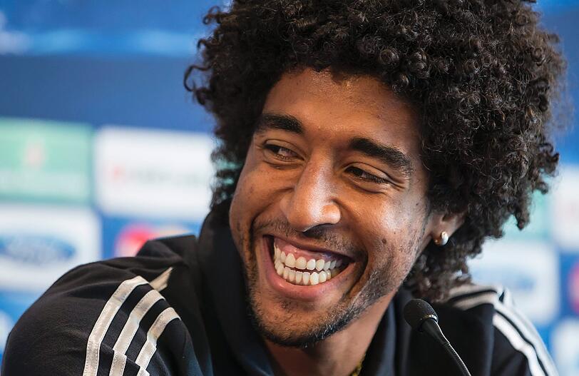 Gut gelaunt: Dante vom FC Bayern.