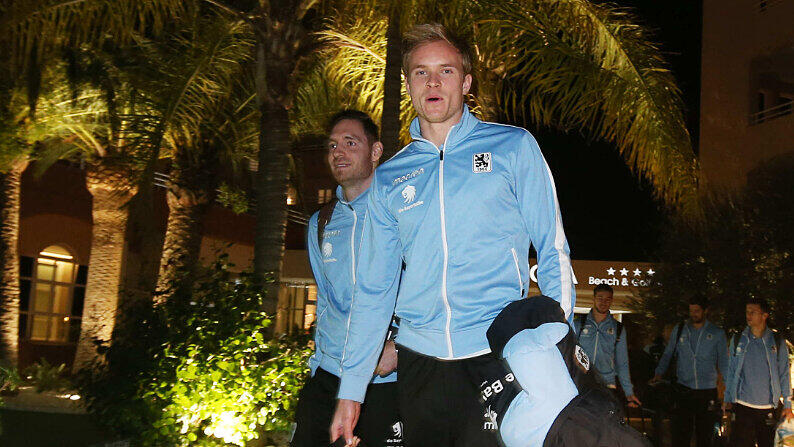 Löwen-Ankunft im Hotel Oliva Nova: Henrik Bonmann.