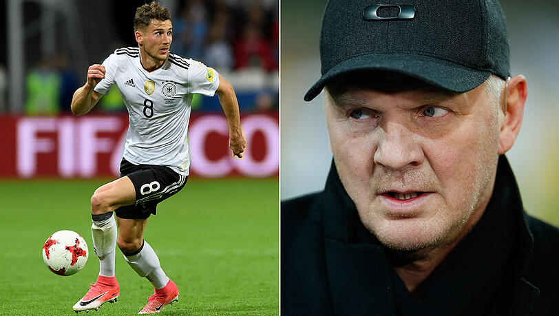 Stefan Effenberg (rechts) rät Leon Goretzka von einem Wechsel zum FC Bayern ab. Stefan Effenberg (rechts) rät Leon Goretzka von einem Wechsel zum FC Bayern ab.