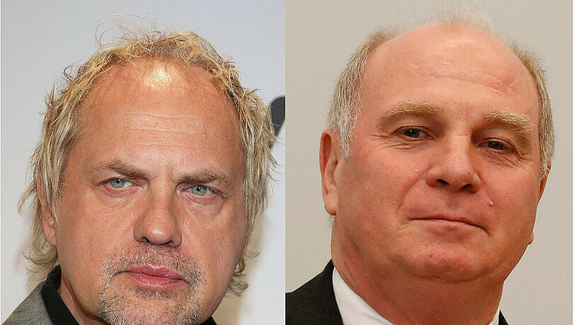 Uwe Ochsenknecht (l.) spielt Uli Hoeneß (r.) - beziehungsweise Udo Honig Uwe Ochsenknecht (l.) spielt Uli Hoeneß (r.) - beziehungsweise Udo Honig