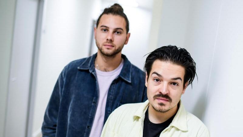 Clemens Rehbein (r) und Philipp Dausch von Milky Chance. Clemens Rehbein (r) und Philipp Dausch von Milky Chance.