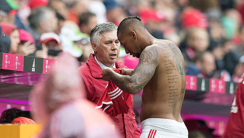 Jerome Boateng bekommt von Carlo Ancelotti eine Einsatzgarantie. Jerome Boateng bekommt von Carlo Ancelotti eine Einsatzgarantie.