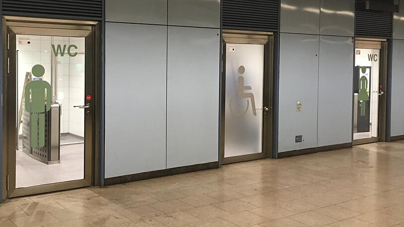 Viele Münchner U-Bahn-Toiletten sind seit Monaten nicht begehbar (Symbolbild).