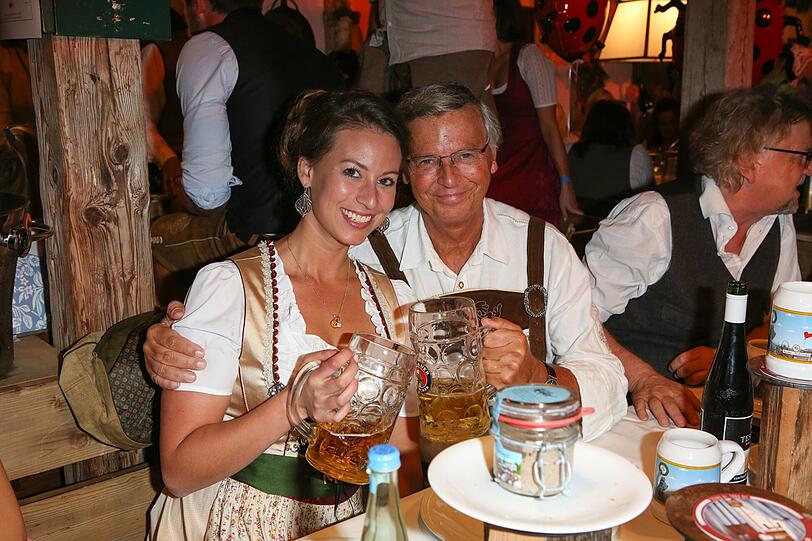 Wolfgang Bosbach mit Tochter.