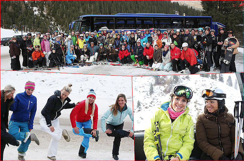 Zum Saison-Start schenkte die AZ 100 Lesern einen exklusiven Pistentag im Zillertal. Die Bilder von der Skigaudi in Hochfügen.
