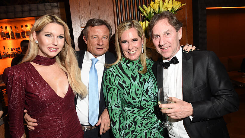 Dr. Yorck Otto und Frau Alexandra Otto mit Ralph Piller und Sabine Piller.